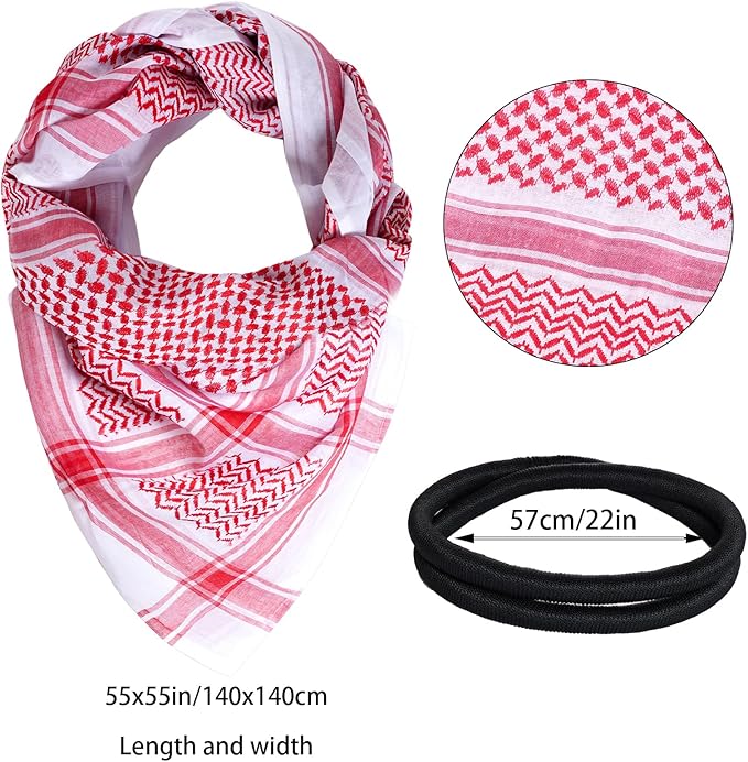 Arabian Headscarf (Shemagh) with Agal Rope