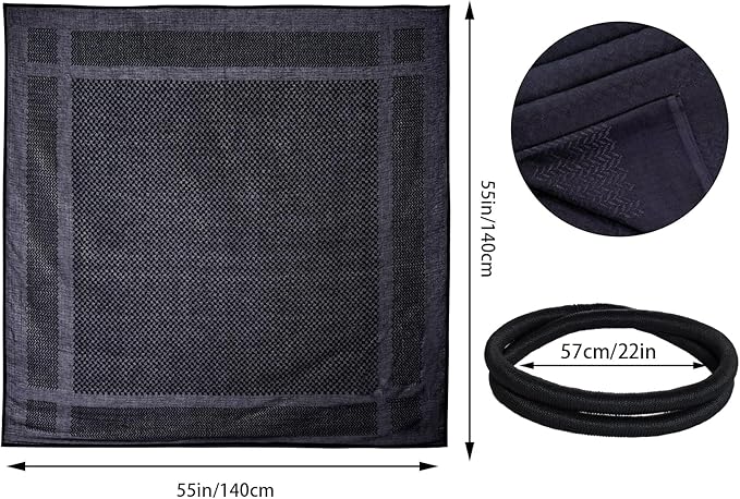 Arabian Headscarf (Shemagh) with Agal Rope