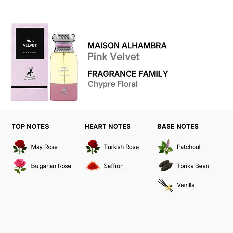 Maison Alhambra Pink Velvet Eau de Parfum (2.7oz)