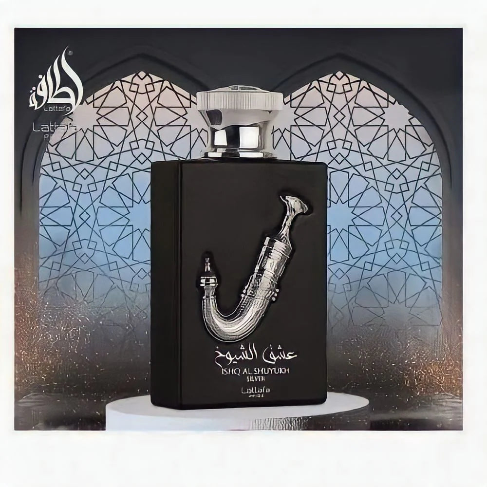 Lattafa Ishq Al Shuyukh Silver Eau de Parfum (3.4oz)