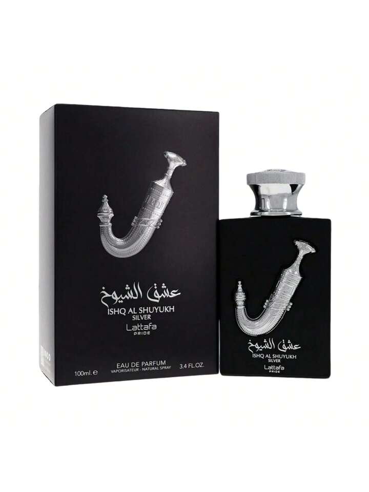 Lattafa Ishq Al Shuyukh Silver Eau de Parfum (3.4oz)