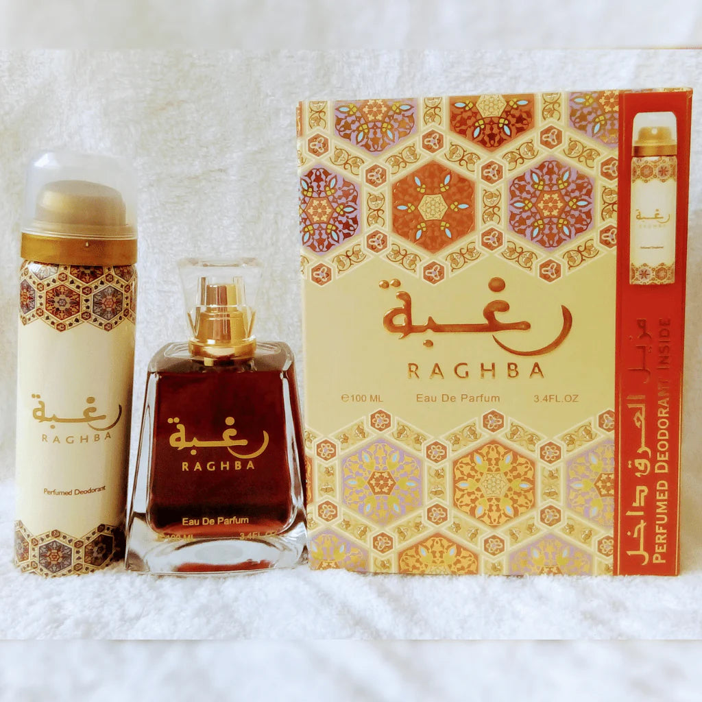 Lattafa Raghba Eau de Parfum [BUNDLE] (3.4oz)