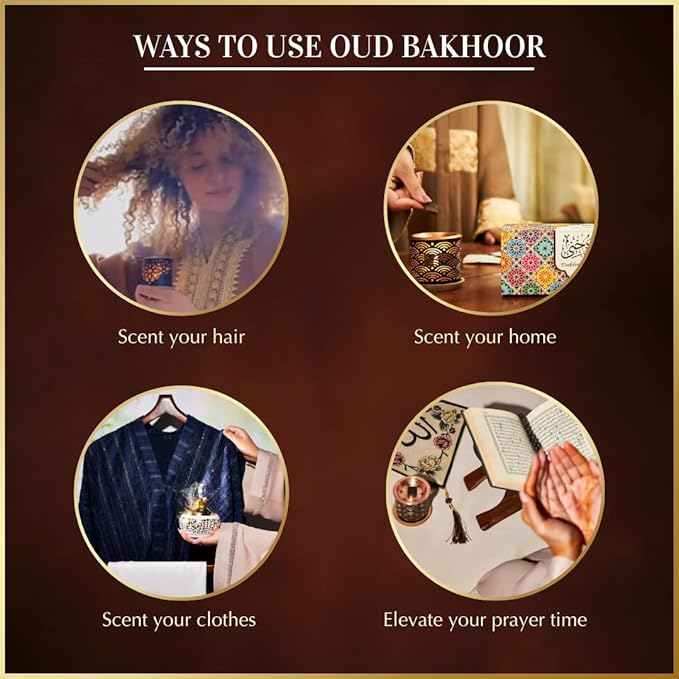 Oud Bakhoor Variety Box & Burner (20pcs. & 10 scents)