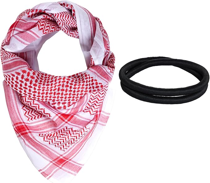 Shara Rope Arabian Headscarf (Shemagh) with Agal Rope – Sahara Traditions