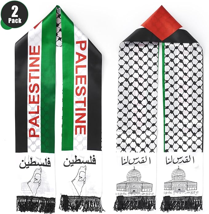 Palestine Flag Scarf [2 Pack]