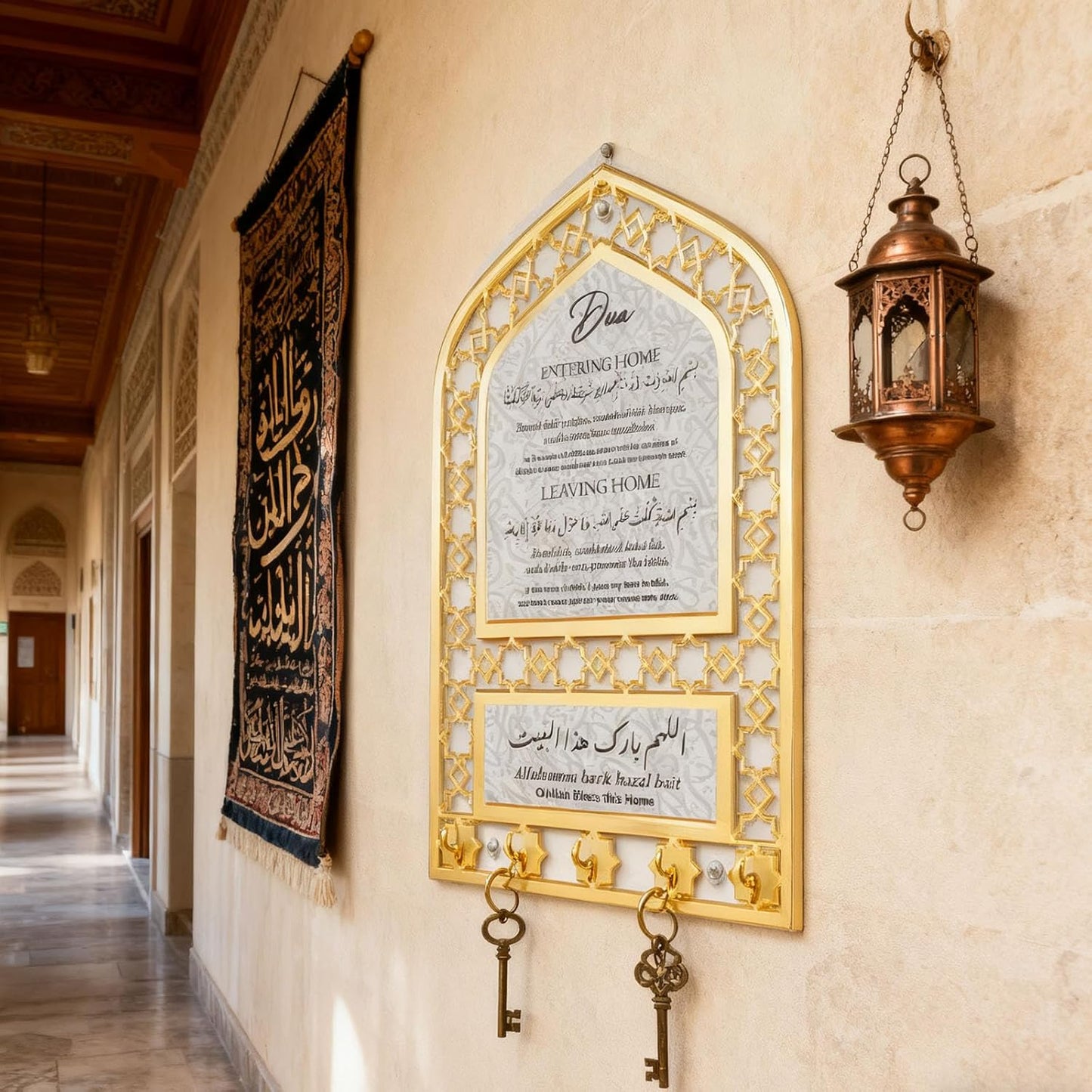Islamic Wall-Mounted Key Holder