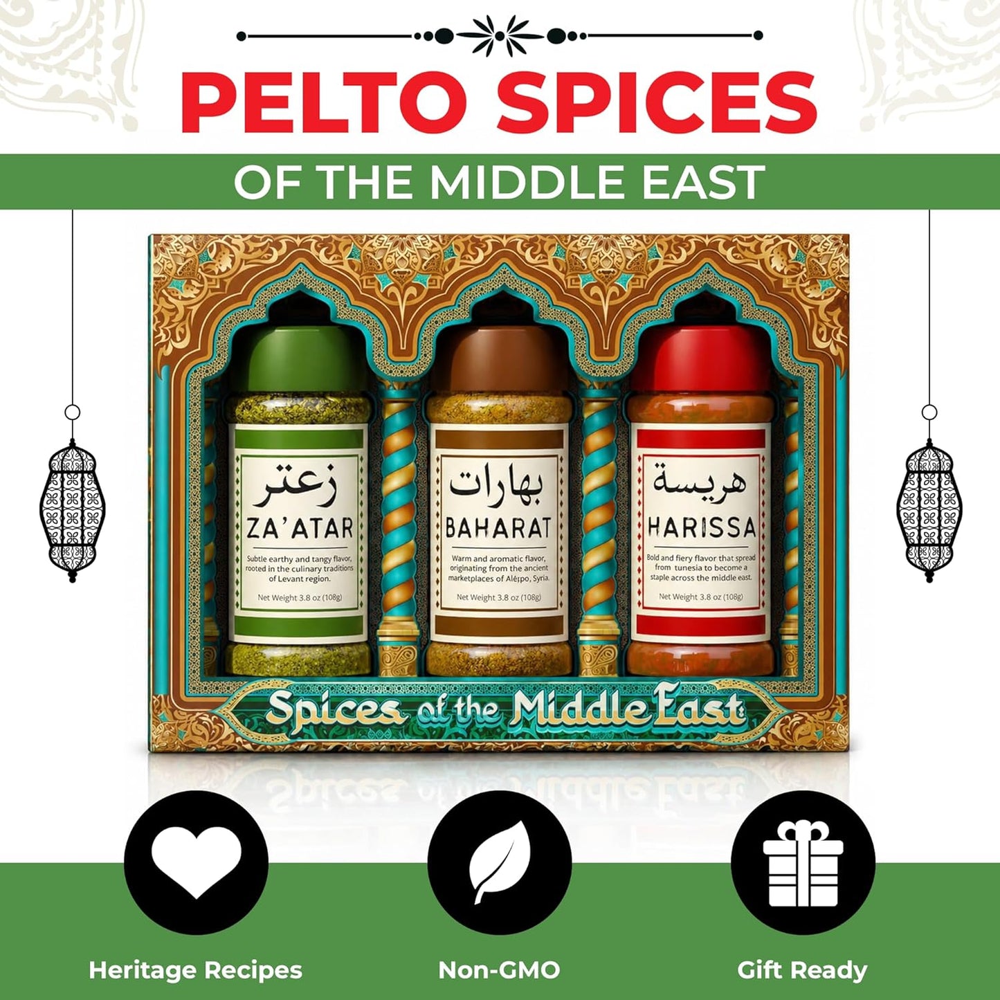 Middle Eastern Spices (Zaatar, Baharat, Harissa)