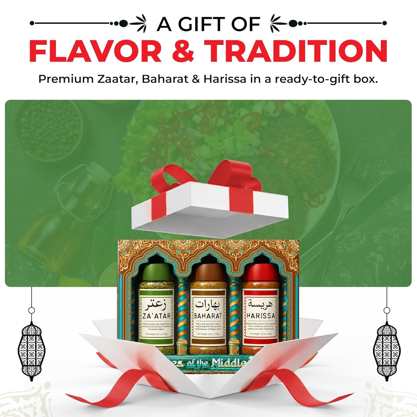 Middle Eastern Spices (Zaatar, Baharat, Harissa)