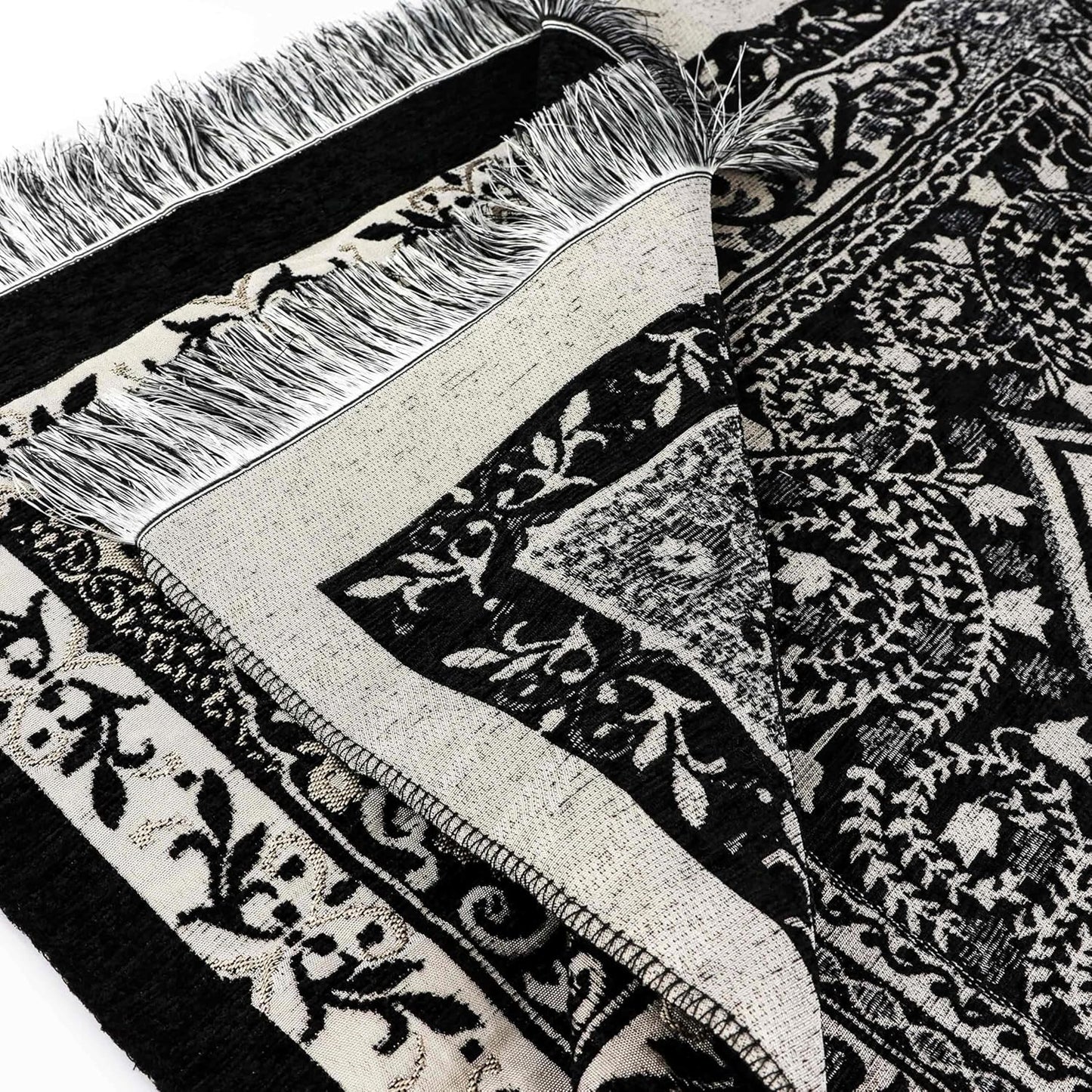 Islamic Prayer Rug (w/ Prayer beads)