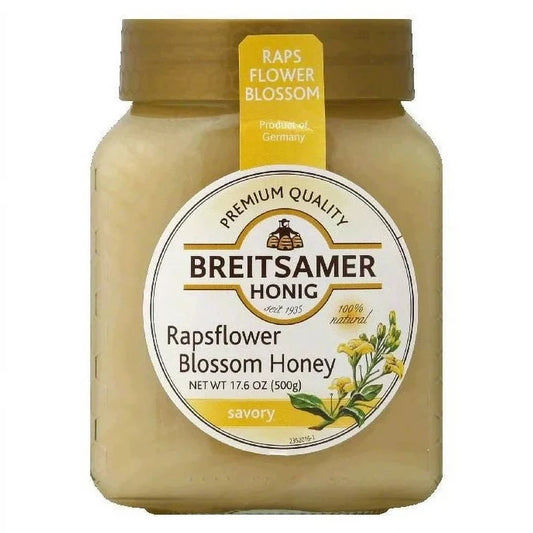 Breitsamer Creamy Rapsflower Blossom Honey (500g)