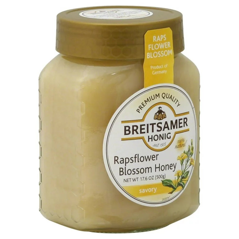 Breitsamer Creamy Rapsflower Blossom Honey (500g)