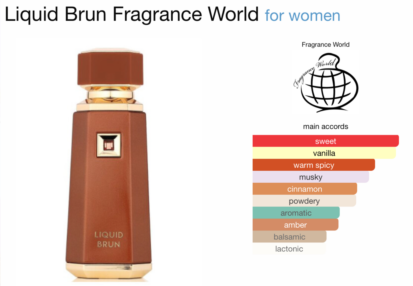 Fragrance World Liquid Brun Eau de Parfum (2.7oz)