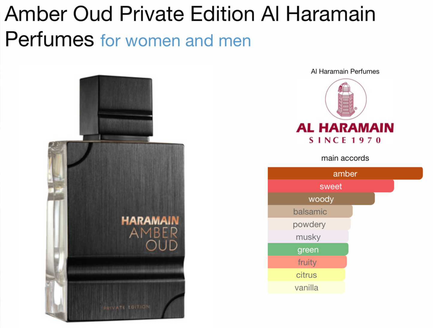 Al Haramain Amber Oud Private Eau de Parfum (4.0oz)