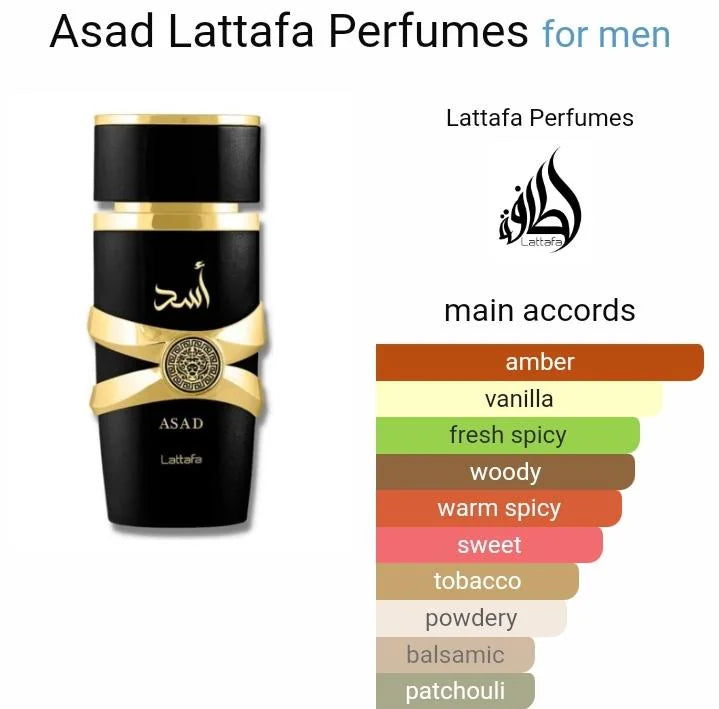 Lattafa Asad Eau de Parfum (3.4oz)