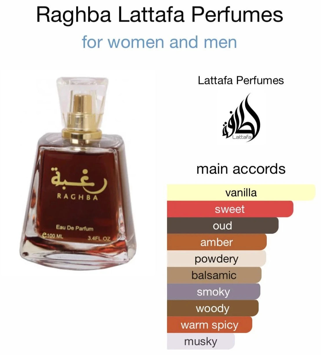 Lattafa Raghba Eau de Parfum [BUNDLE] (3.4oz)