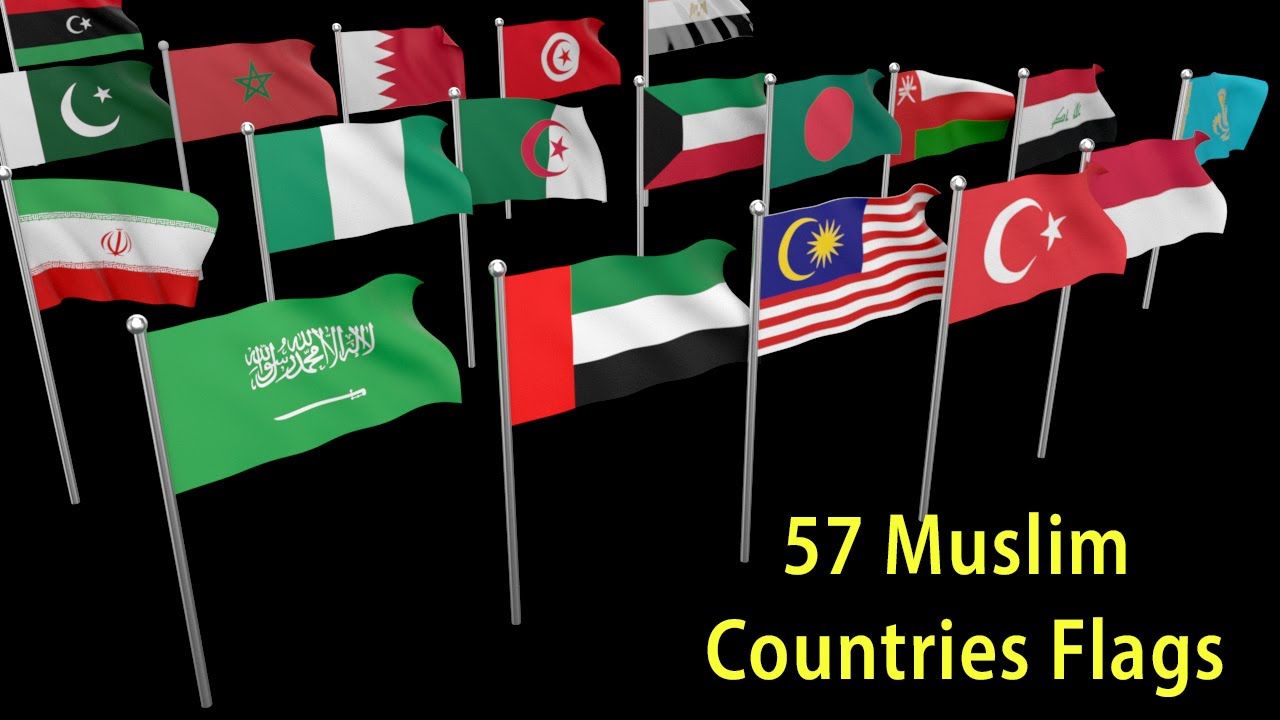 Islamic Country Flags (3ftx5ft)